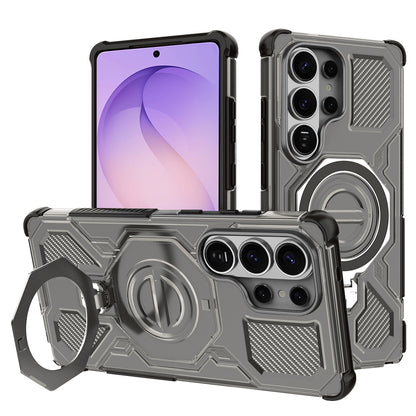 Custodia per Samsung Galaxy S26 Ultra, Techsuit, Carbon Shield Pro, Fumé