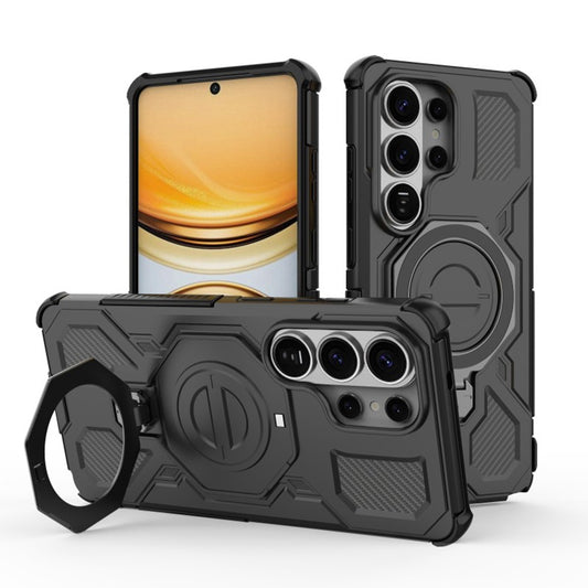 Custodia per Samsung Galaxy S26 Ultra, Techsuit, Carbon Shield Pro, Nera