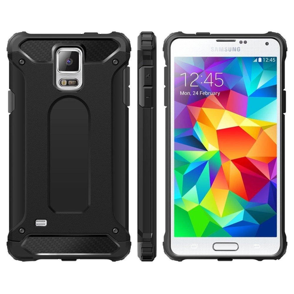 Custodia per Samsung Galaxy S5 G900, Techsuit, Hybrid Armor, Nera