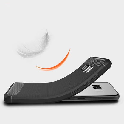 Custodia per Samsung Galaxy S8 G950, Techsuit, Carbonio, Nera