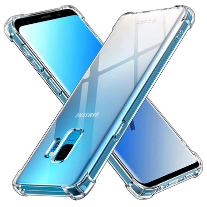 Custodia per Samsung Galaxy S9 G960, Techsuit, Shockproof Clear, Trasparente