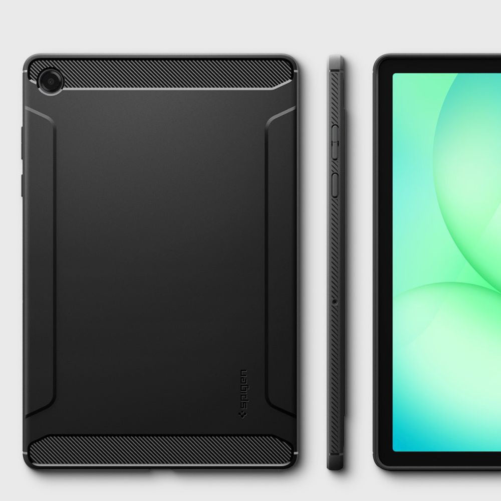 Case for Samsung Galaxy Tab A11+, Spigen, Rugged Armor, Matte Black