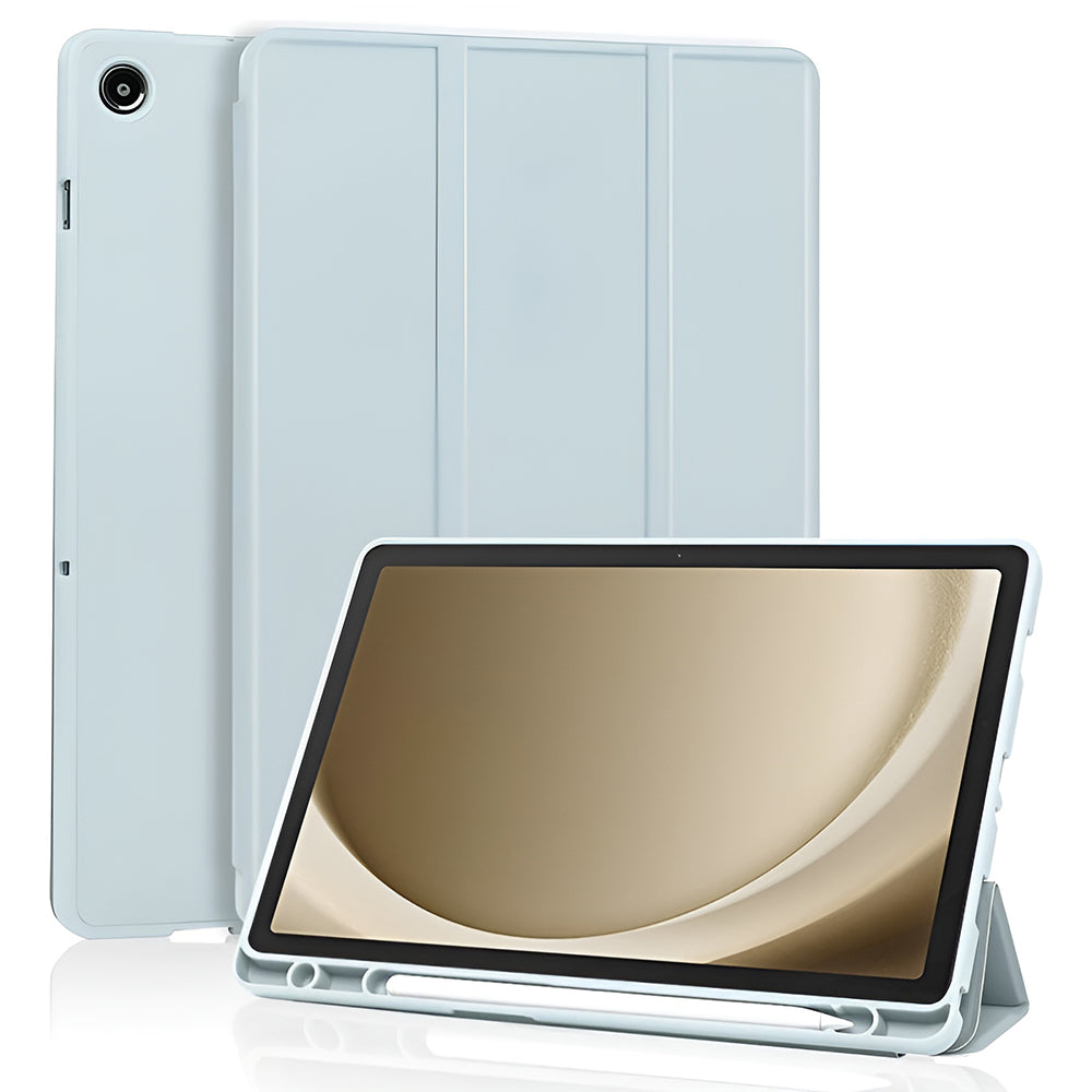 Custodia per Samsung Galaxy Tab A11+ / Tab A9+, Techsuit, Flex Trifold, Blu