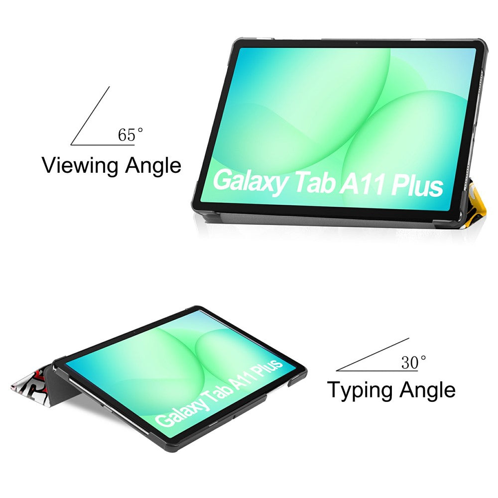 Custodia per Samsung Galaxy Tab A11+ / Tab A9+, Techsuit, FoldPro Urban Vibe, Multicolore