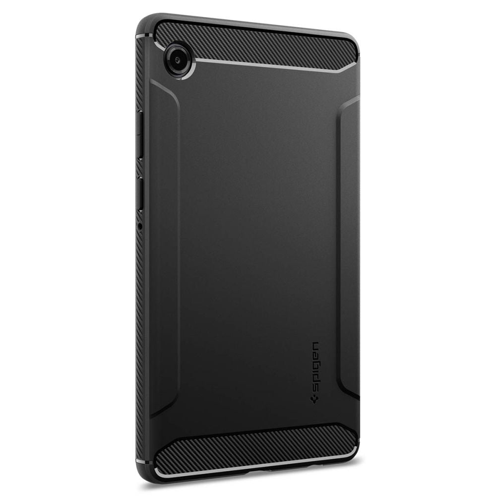 Custodia per Samsung Galaxy Tab A11, Spigen, Rugged Armor, Nero Opaco