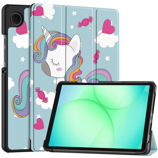 Case for Samsung Galaxy Tab A11 / Tab A9, Techsuit, FoldPro Unicorn New Model, Multicolor
