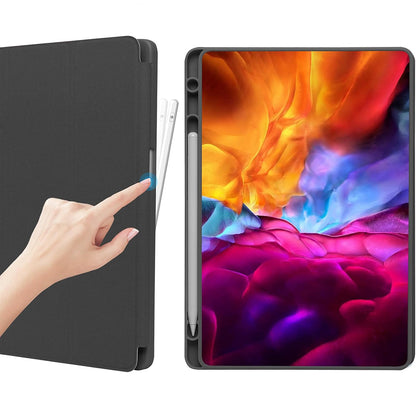 Custodia per Samsung Galaxy Tab A11+ / Tab A9+, Techsuit, Flex Trifold, Blu