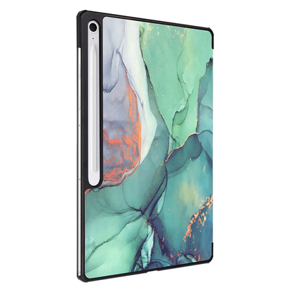 Custodia per Samsung Galaxy Tab S10 FE+, Techsuit, FoldPro Green Time, Multicolore
