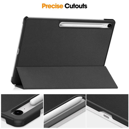 Custodia per Samsung Galaxy Tab S10 FE+, Techsuit, FoldPro, Nera