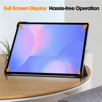 Custodia per Samsung Galaxy Tab S10 FE+, Techsuit, FoldPro, Nera