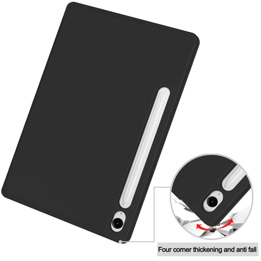 Custodia per Samsung Galaxy Tab S10 FE / Tab S9 FE, Techsuit, Flex Trifold, Nera