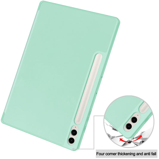 Custodia per Samsung Galaxy Tab S10+ / Tab S9 FE+ / Tab S9+, Techsuit, Flex Trifold, Nera