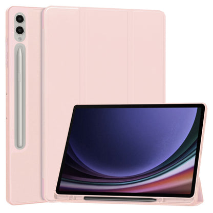Custodia per Samsung Galaxy Tab S10+ / Tab S9+, Techsuit, Flex Trifold, Rosa