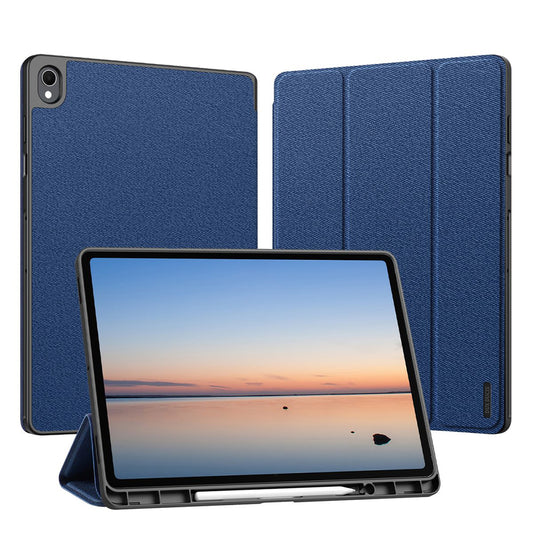 Custodia per Samsung Galaxy Tab S12 Plus, DUX DUCIS, Domo con portapenne, blu