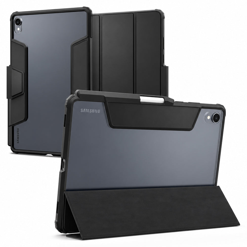 Custodia per Samsung Galaxy Tab S12 Plus, Spigen, Ultra Hybrid Pro, nera ACS11825