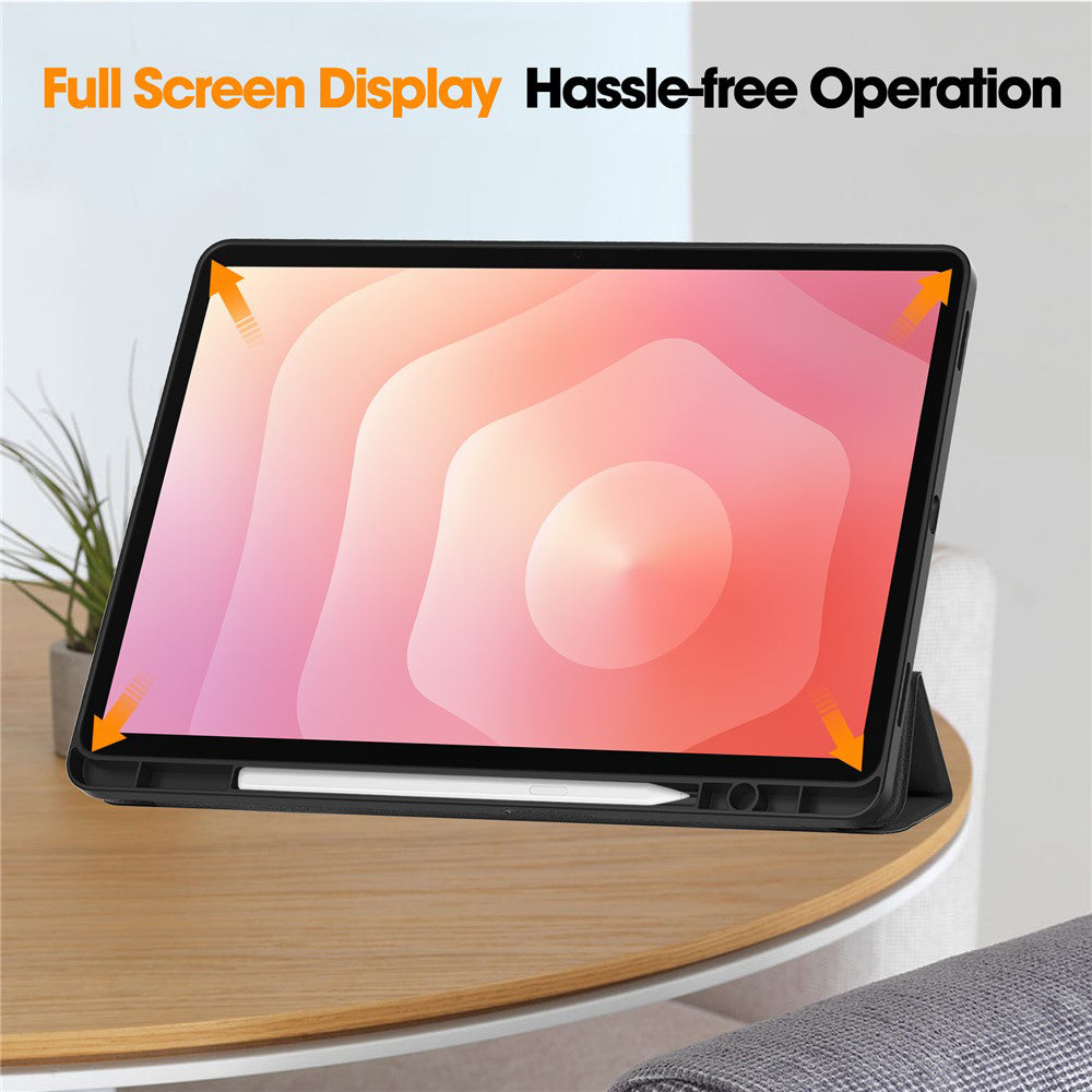 Custodia per Samsung Galaxy Tab S12 Plus, Techsuit, Flex Trifold, Rosa