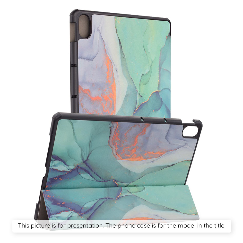 Custodia per Samsung Galaxy Tab S12 Ultra / Tab S11 Ultra, Techsuit, FoldPro Green Time, Multicolore