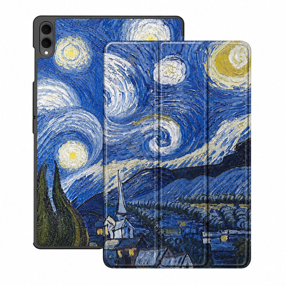 Custodia per Samsung Galaxy Tab S12 Ultra / Tab S11 Ultra, Techsuit, FoldPro Starry Night, Multicolore