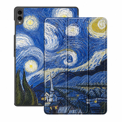 Custodia per Samsung Galaxy Tab S12 Ultra / Tab S11 Ultra, Techsuit, FoldPro Starry Night, Multicolore