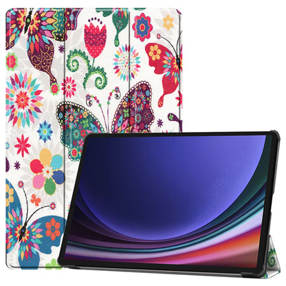 Case for Samsung Galaxy Tab S9 FE / Tab S9 / Tab S10 FE, Techsuit, FoldPro Butterfly, Multicolor