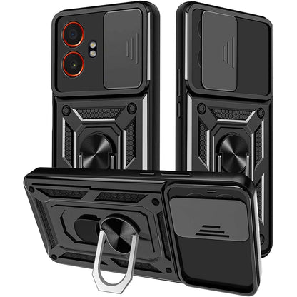 Custodia per Samsung Galaxy XCover7 Pro, Techsuit, CamShield, Nera
