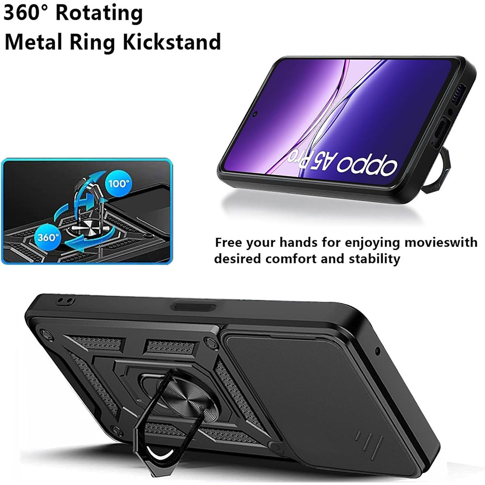 Custodia per Samsung Galaxy XCover7 Pro, Techsuit, CamShield, Nera