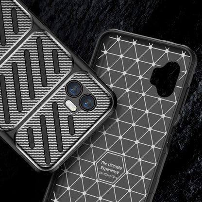 Custodia per Samsung Galaxy XCover7 Pro, Techsuit, CarbonFiber, Nera