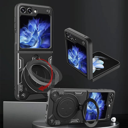 Custodia per Samsung Galaxy Z Flip7 FE F761 / Z Flip6 F741, Techsuit, CamGuard Pro, Nera