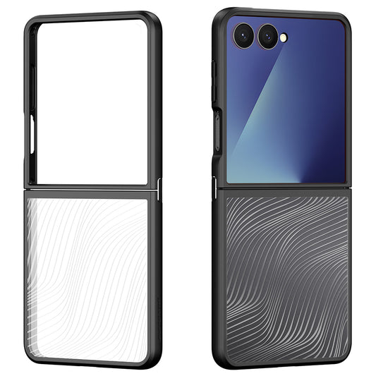 Custodia per Samsung Galaxy Z Flip7 F766, DUX DUCIS, Aimo, Nera