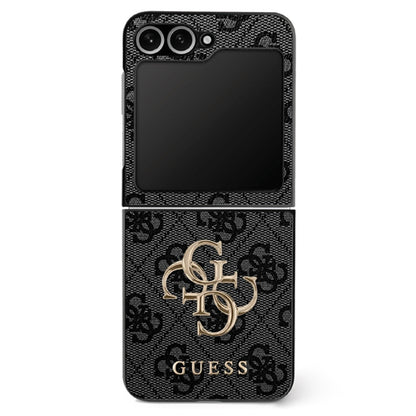 Custodia per Samsung Galaxy Z Flip7 F766, Guess, 4G Metal Logo, Nera