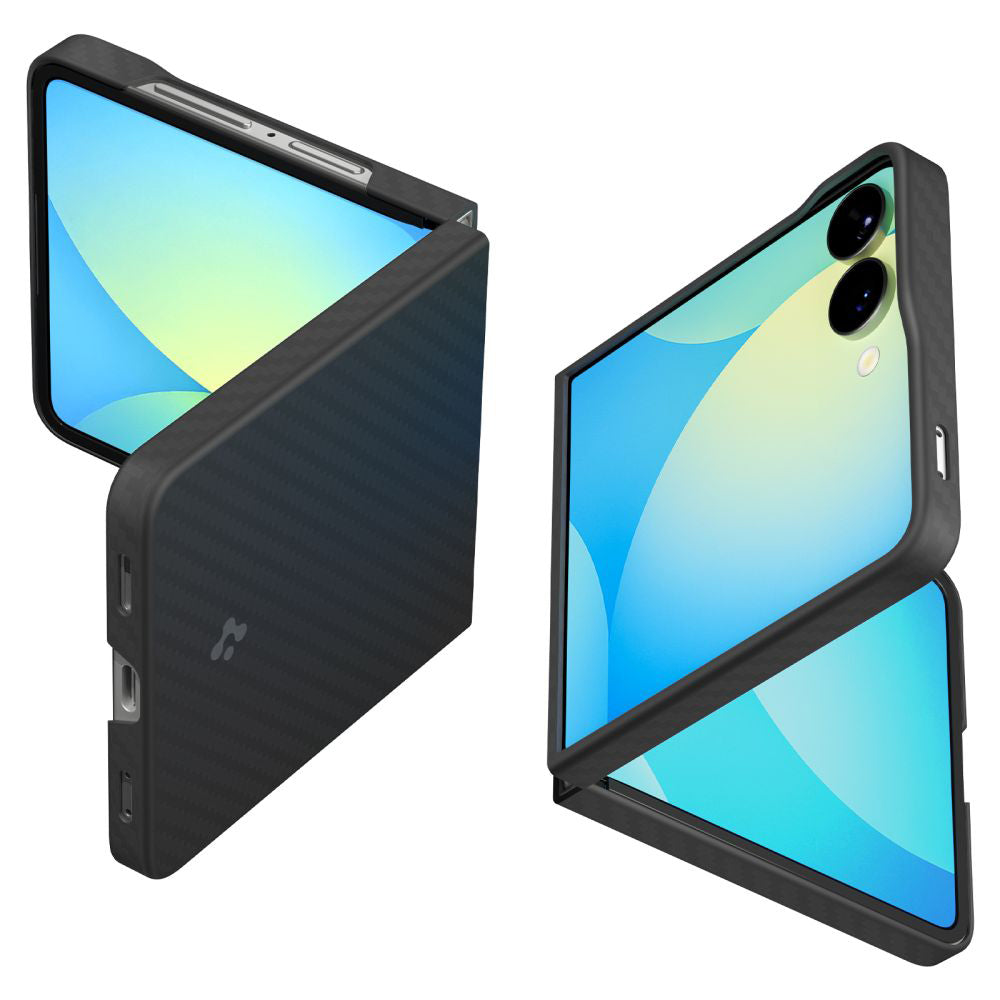 Custodia per Samsung Galaxy Z Flip7 F766, Spigen, Air Skin, Nera ACS09564