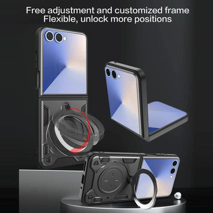 Custodia per Samsung Galaxy Z Flip7 F766, Techsuit, CamGuard Pro, Rossa