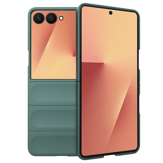 Custodia per Samsung Galaxy Z Flip7 F766, Techsuit, Magic Shield, Verde