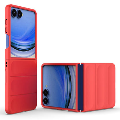 Custodia per Samsung Galaxy Z Flip8 F776, Techsuit, Magic Shield, Rossa