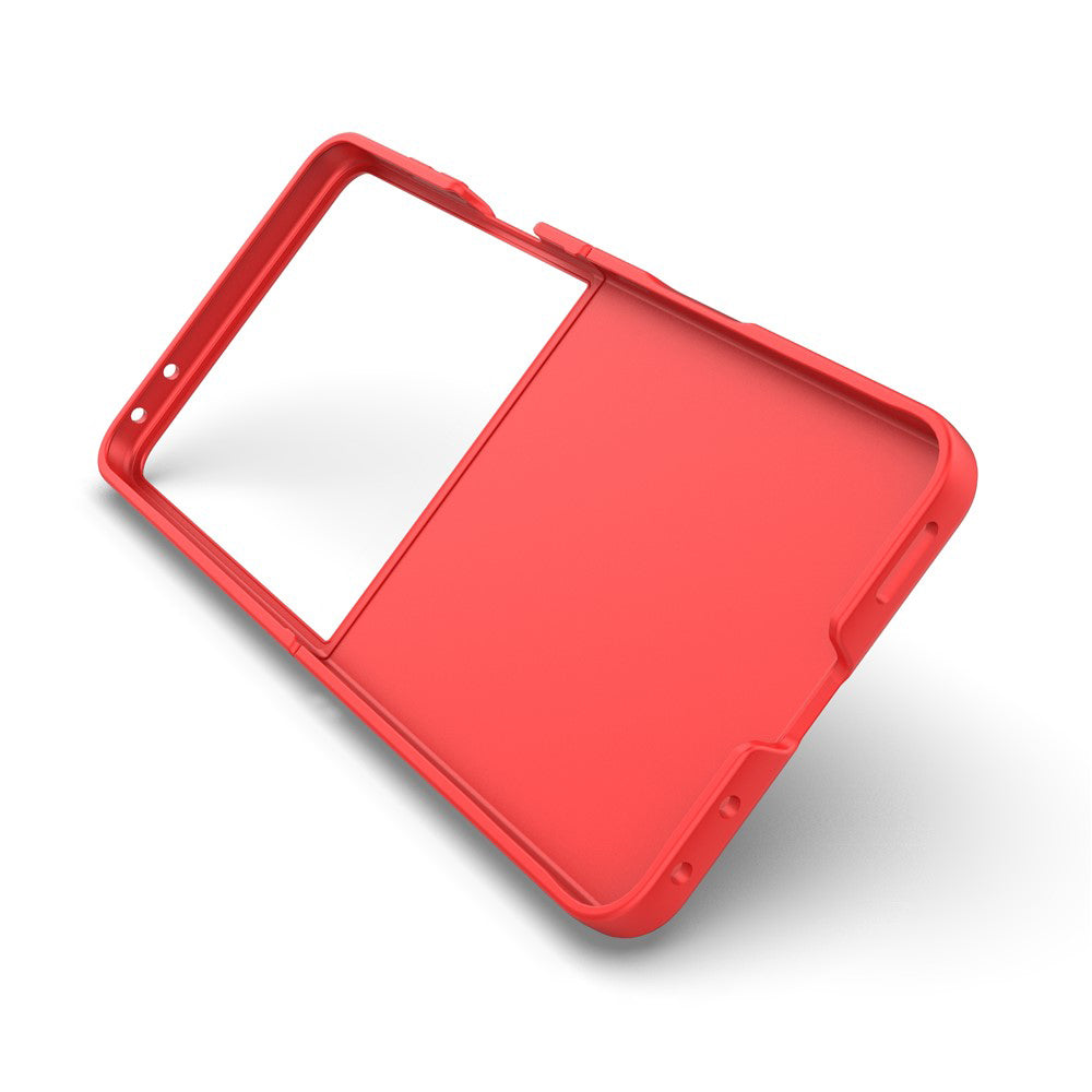 Custodia per Samsung Galaxy Z Flip8 F776, Techsuit, Magic Shield, Rossa