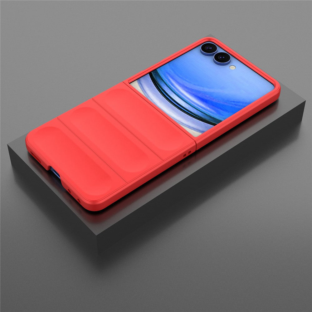 Custodia per Samsung Galaxy Z Flip8 F776, Techsuit, Magic Shield, Rossa