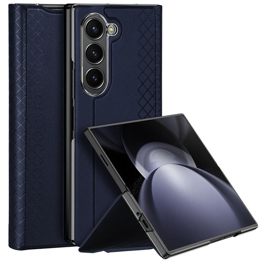 Custodia per Samsung Galaxy Z Fold Special, DUX DUCIS, Bril (con portapenne), Blu