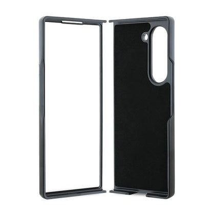 Custodia per Samsung Galaxy Z Fold6 F956, Karl Lagerfeld, Saffiano Monogram Ikonik, Nera