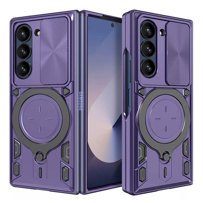 Custodia per Samsung Galaxy Z Fold6 F956, Techsuit, CamGuard Pro, Viola