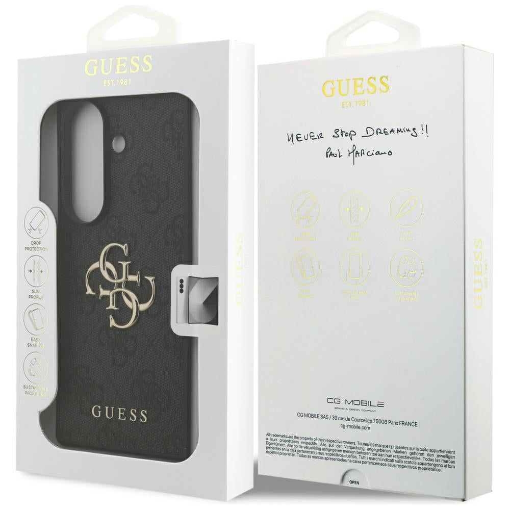 Custodia per Samsung Galaxy Z Fold7 F966, Guess, 4G Big Logo, Nera