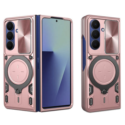 Custodia per Samsung Galaxy Z Fold7 F966, Techsuit, CamGuard Pro, Rosa Oro