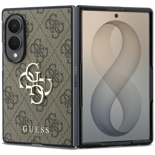 Custodia per Samsung Galaxy Z Fold8 F971, Guess, 4G Big Logo, Marrone