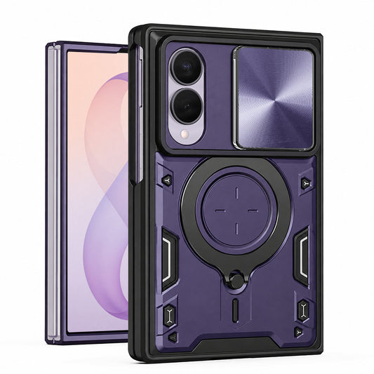 Custodia per Samsung Galaxy Z Fold8 F971, Techsuit, CamGuard Pro, Viola