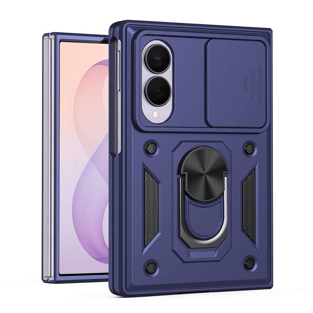 Custodia per Samsung Galaxy Z Fold8 F971, Techsuit, CamShield, Blu