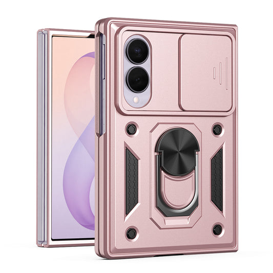 Custodia per Samsung Galaxy Z Fold8 F971, Techsuit, CamShield, Rosa Oro