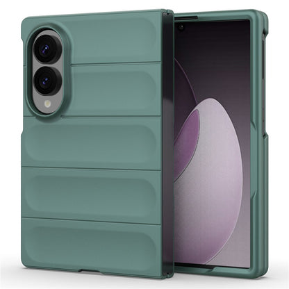 Custodia per Samsung Galaxy Z Fold8 F976, Techsuit, Magic Shield, Verde