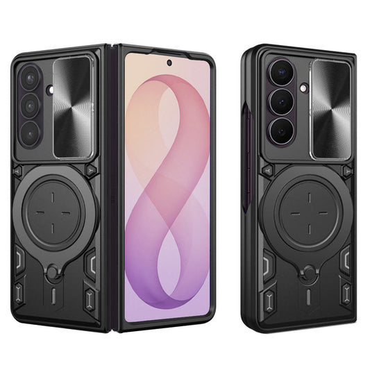 Custodia per Samsung Galaxy Z Fold8 Ultra F976 / Z Fold7 F966, Techsuit, CamGuard Pro, Nera