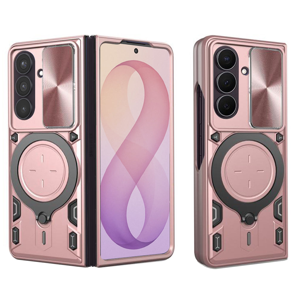Custodia per Samsung Galaxy Z Fold8 Ultra F976 / Z Fold7 F966, Techsuit, CamGuard Pro, Rosa Oro