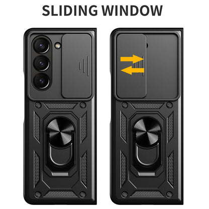 Custodia per Samsung Galaxy Z Fold8 Ultra F976 / Z Fold7 F966, Techsuit, CamShield, Blu