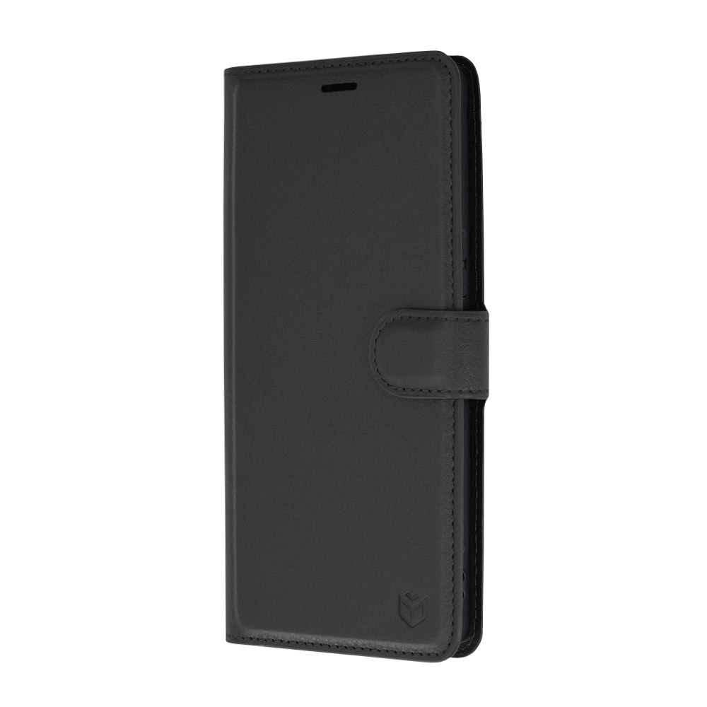 Custodia per Sony Xperia 1 VI, Techsuit, Leather Folio, Nera